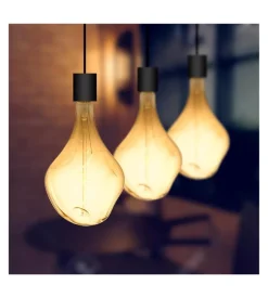 Lampadina led decorativa "alien giant" ambrata 240 lm, e27