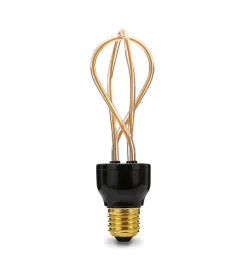 Lampadina led decorativa "doppio tondo" 480 lm, e27