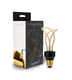 Lampadina led decorativa "doppio irregolare" 480 lm, e27