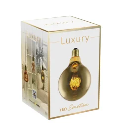 Lampadina led decorativa "globo" oro 70 lm, e27