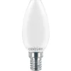Lampadina led incanto saten candela liscia 4w e14 6000k 470 lm