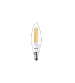 Lampadina led philips oliva e lustre 2,3w 3000k, e14