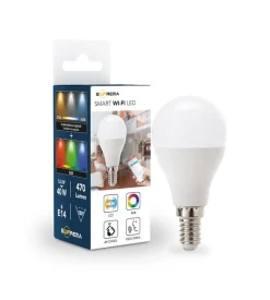 Lampadina "minisfera" smart rgb+cct, 40w e14