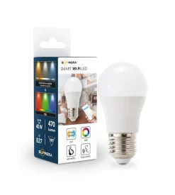 Lampadina "minisfera" smart rgb+cct, 40w e27
