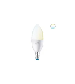 Lampadina smart philips smart led oliva c37, 470 lm