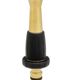 Lancia con spruzzo regolabile in ottone e gomma.