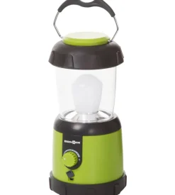 Lanterna led ricaricabile da campeggio brunner "altair" verde 200 lumen
