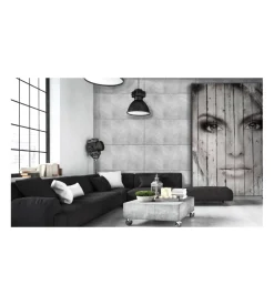 Lastra decorativa in polipropilene con stampa effetto industrial, 100x50 cm