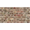 Lastra decorativa in polipropilene con stampa effetto brick, 100x50 cm