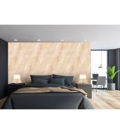 Lastra decorativa in polipropilene con stampa effetto marmo "champagne", 100x50 cm