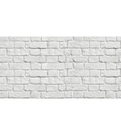 Lastra decorativa in polipropilene con stampa effetto muro, 100x50 cm