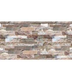 Lastra decorativa in polipropilene con stampa effetto muro "natural stone", 100x50 cm