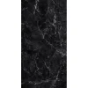 Lastra decorativa in polipropilene con stampa effetto marmo opaco "black", 100x50 cm
