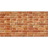 Lastra decorativa in polipropilene con stampa effetto mattoni, 100x50 cm