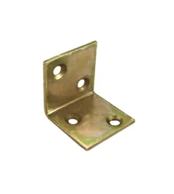 Lastrine angolari 75 x 40 x 25 mm. - zincate giallo - 1 pz.