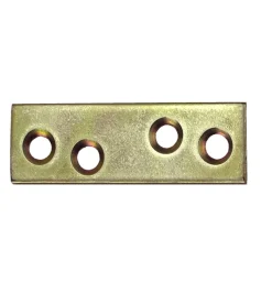 Lastrine diritte 120 x 18 mm. - zincate giallo - 4 pz.
