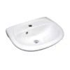Lavabo a terra in ceramica "serie idro" bianco 60 cm
