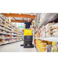 Lavasciuga pavimenti a batteria professionale - lavor - 500/800 mm 2000 mq/h 44/60 l 24 v