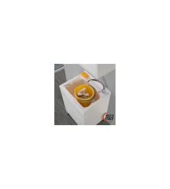 Lavatoio bianco laccato 2 ante, 60x84x50 cm