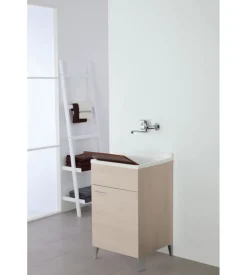 Lavatoio "slim" larice, 50x50x83 cm