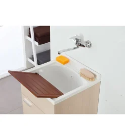 Lavatoio "slim" larice, 50x50x83 cm