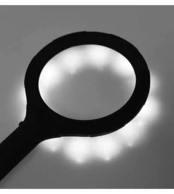 Lente ingrandimento a pila velamp con  12 led