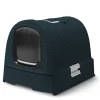 Lettiera e trasportino per gatti keter "cat litter box" in polipropilene colore antracite, 51x39x39 cm