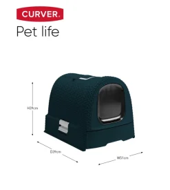 Lettiera e trasportino per gatti keter 