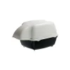 Lettiera toilette gatto per esterno chiusa ferplast "cosmic outdoor" grigio e nero 43,5x73,5x41 cm