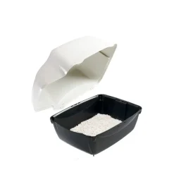 Lettiera toilette gatto per esterno chiusa ferplast 