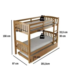 Letto a castello bellahome 