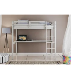 Letto a soppalco con scrivania 