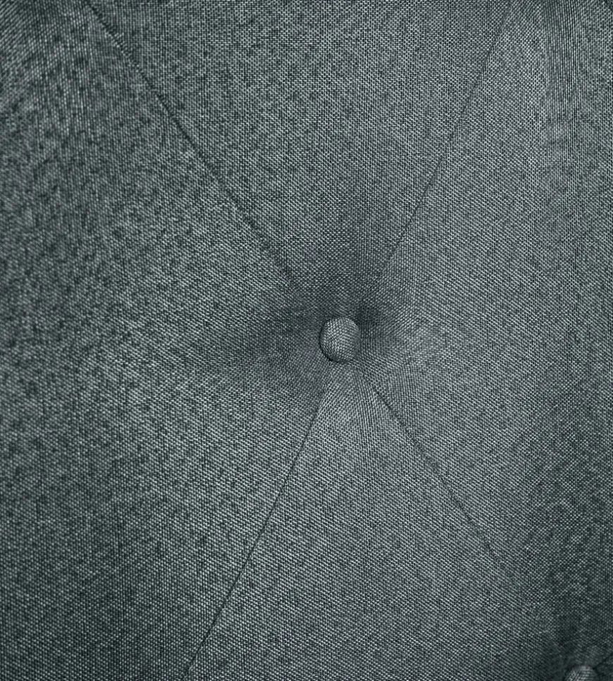 Letto matrimoniale bellahome "parigi" grigio scuro 160x200x102 cm