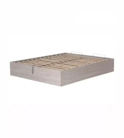 Letto matrimoniale contenitore "bed box" olmo naturale 160x190 cm