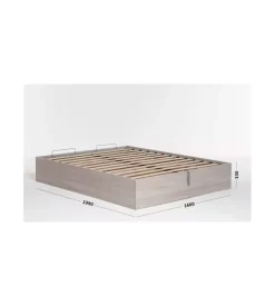 Letto matrimoniale contenitore 