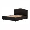 Letto matrimoniale contenitore "hill" antracite 160x190 cm