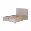 Letto matrimoniale contenitore con piedini "hi box" olmo naturale 160x190 cm