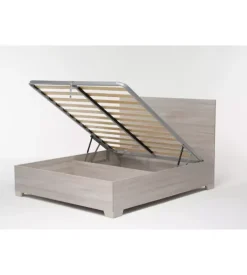 Letto matrimoniale contenitore con piedini 