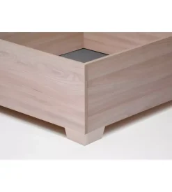 Letto matrimoniale contenitore con piedini 