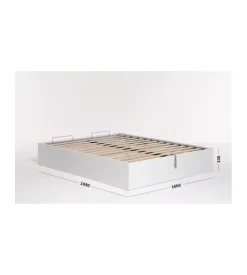 Letto matrimoniale contenitore 