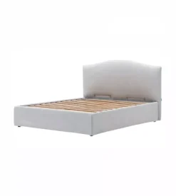 Letto matrimoniale contenitore "hill" perla 160x190 cm