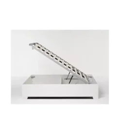 Letto matrimoniale contenitore con piedini 