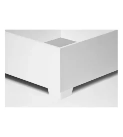 Letto matrimoniale contenitore con piedini 