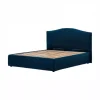 Letto matrimoniale contenitore "hill" blu 160x190 cm