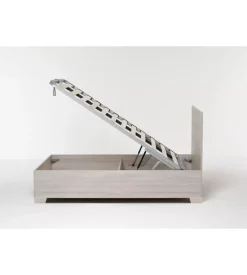 Letto piazza e mezza contenitore con piedini 