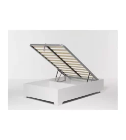 Letto piazza e mezza contenitore con piedini 