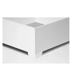 Letto piazza e mezza contenitore con piedini 