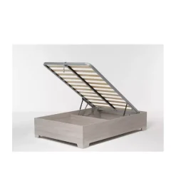 Letto piazza e mezza contenitore con piedini 