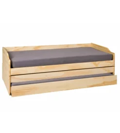 Letto singolo 3 in 1 in pino massello 90x200 cm