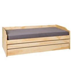 Letto singolo 3 in 1 in pino massello 90x200 cm